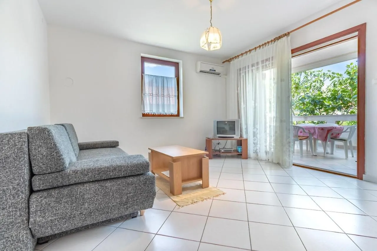 Apartments Antica With A Balcony Baska  Guest house